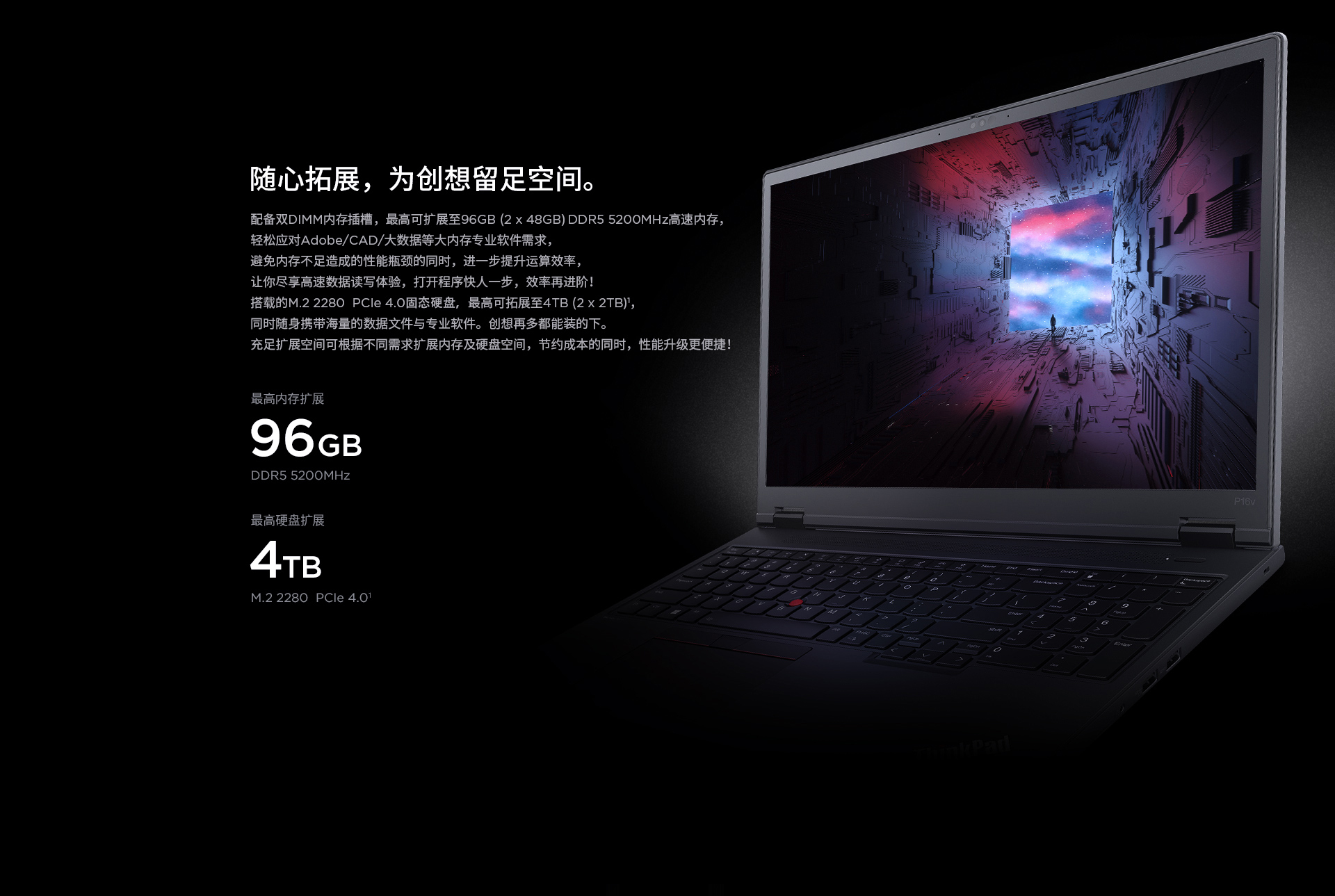 联想移动工作站ThinkPad P16V 2023