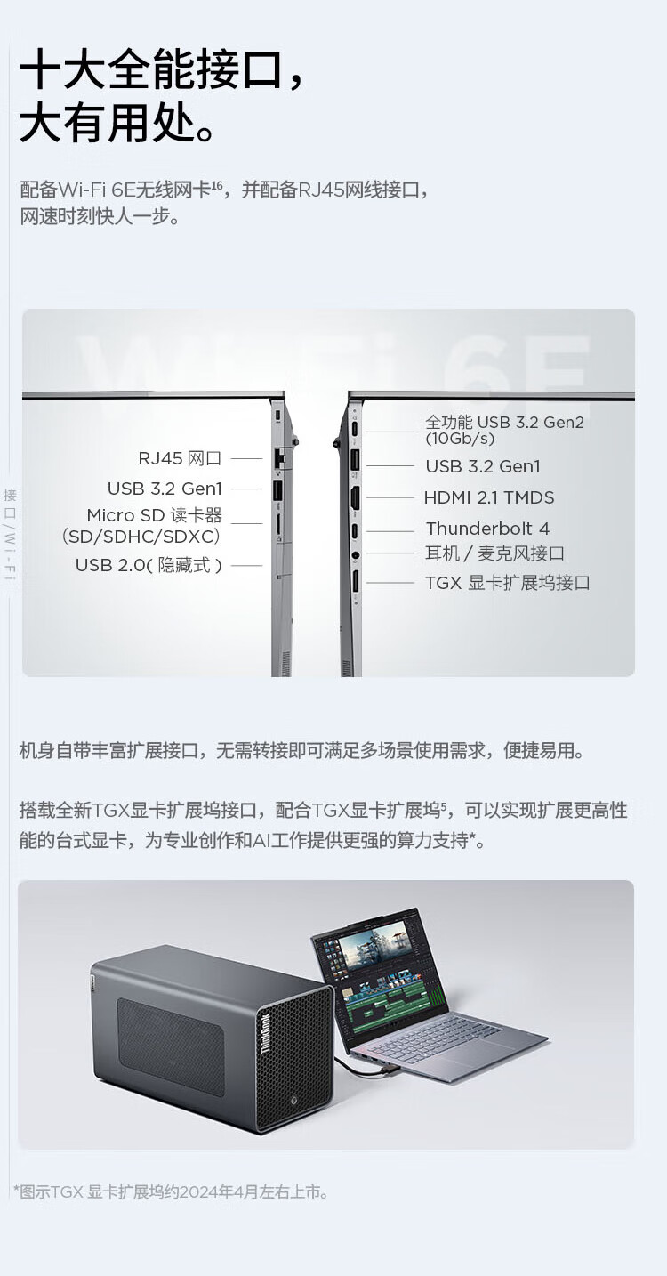 联想ThinkBook 14+  酷睿Ultra 商用笔记本