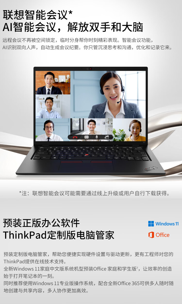 联想ThinkPad S2 AI 商用笔记本