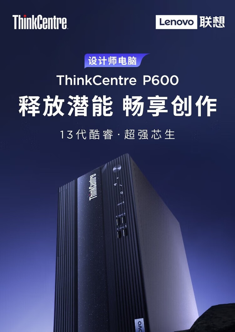 联想ThinkCentre neo P600 13代 商用台式机