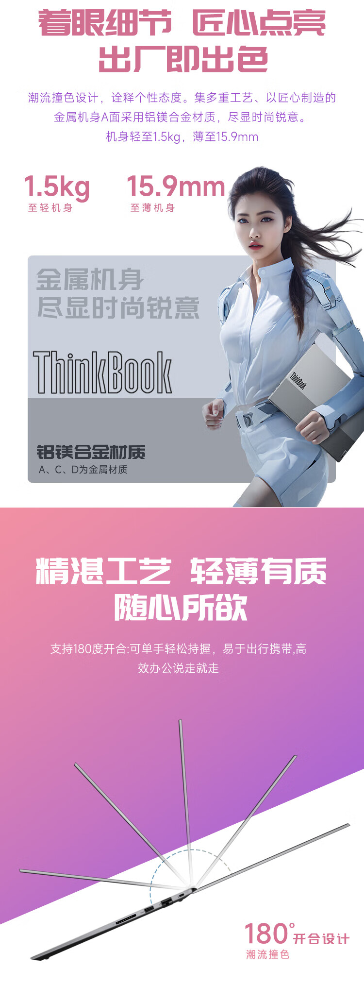 联想ThinkBook 14+ 锐龙版 商用笔记本