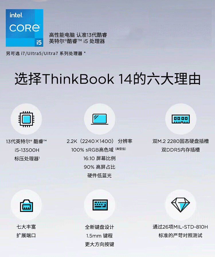 联想ThinkBook 14 商用笔记本